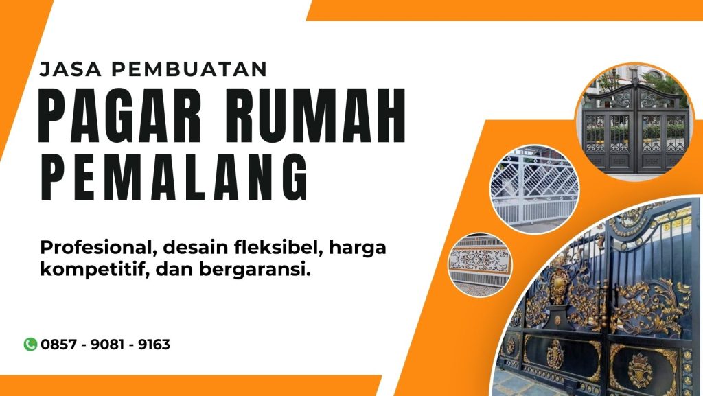 Jasa pembuatan pagar pintu gerbang laser cutting klasik di Pemalang